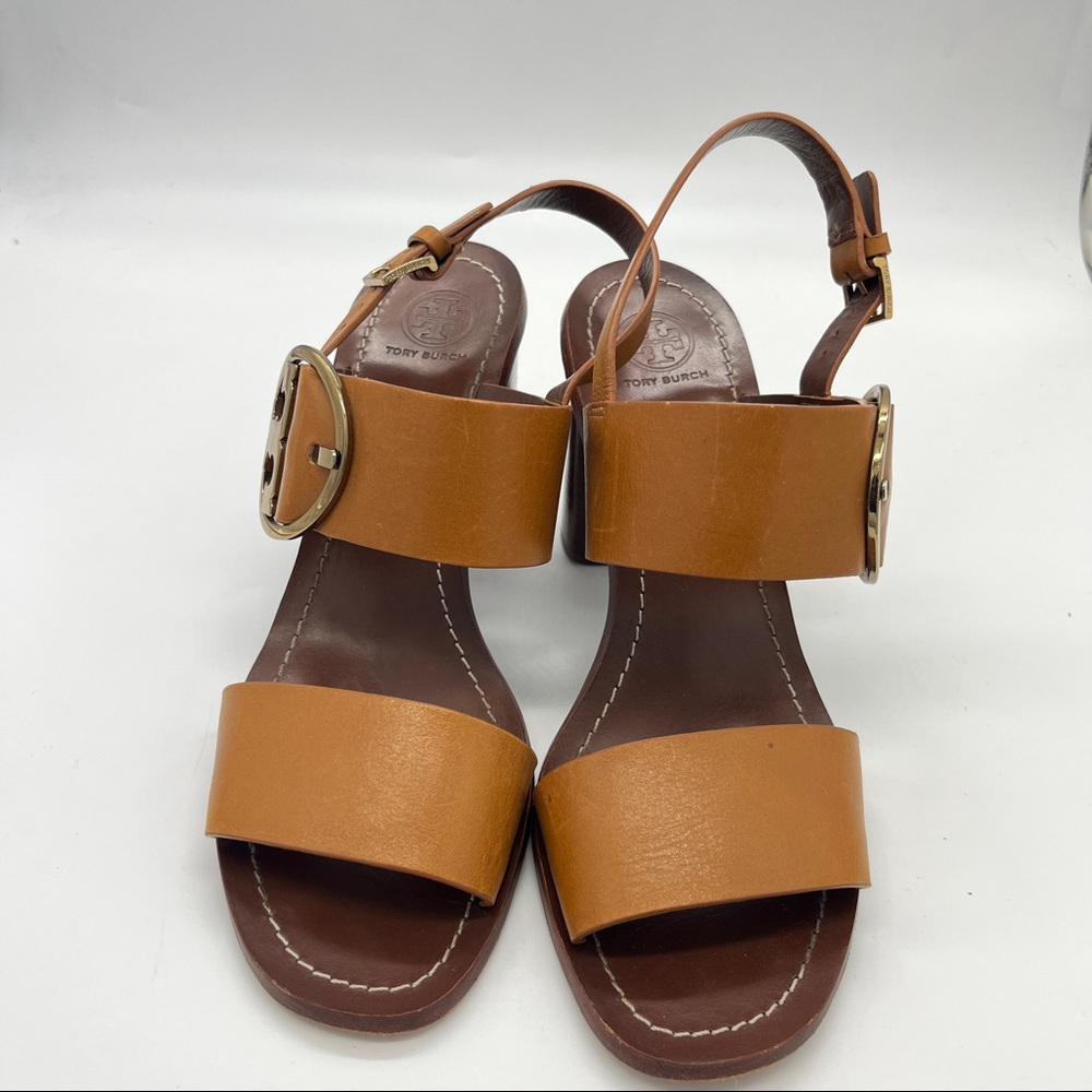 Tory Burch Tan Heeled Sandals
